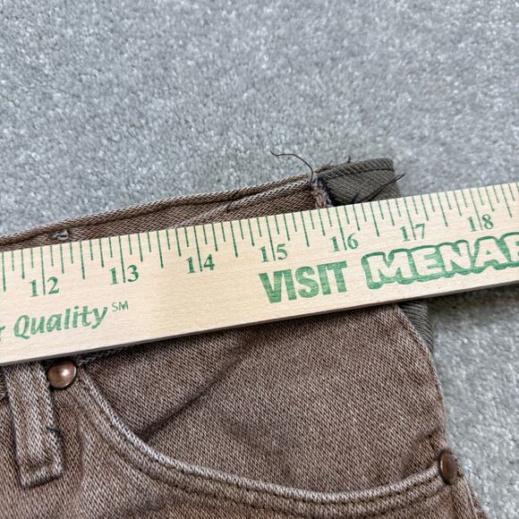 Vintage Wrangler Jeans Cowboy Cut Brown Mens 34x32 Western Stretch Panel Slim - Picture 15 of 15